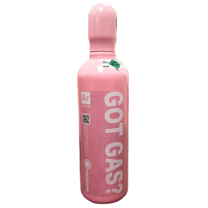 Pink Argon Gas Tank