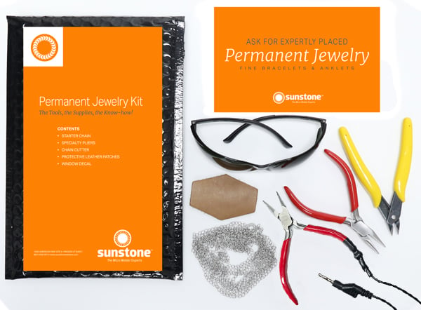 permanent-jewelry-kit with wire