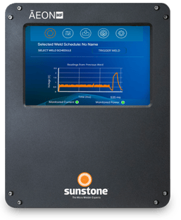 The Sunstone Aeon HF inverter welder with advanced duty cycle design.